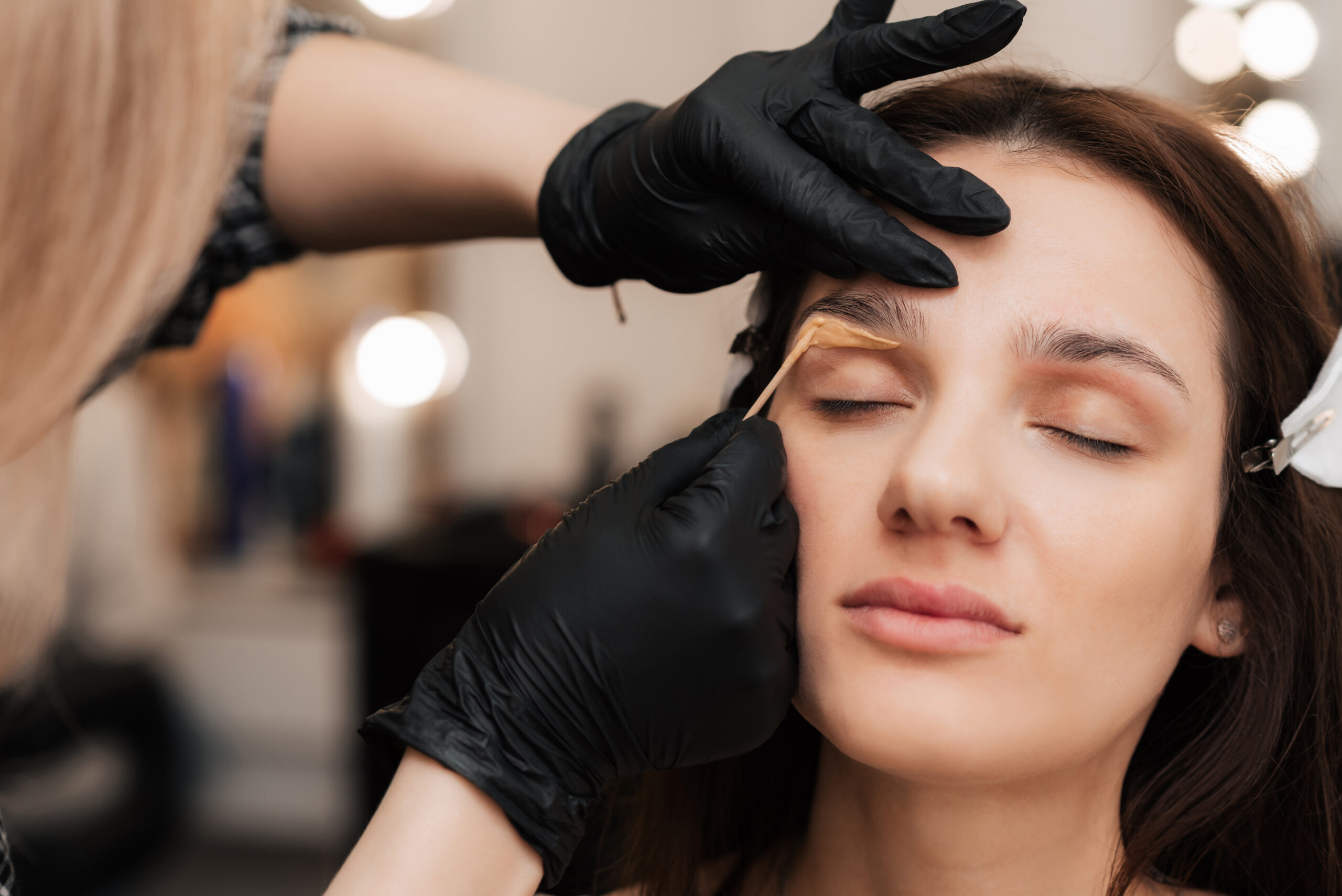Facial waxing service at Salon Bastille